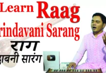 Raag Brindavani Sarang राग बृंदाबनी सारंग