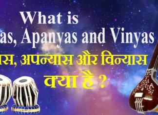 What is Nyas, Apanyas and Vinyas न्यास, अपन्यास और विन्यास क्या है
