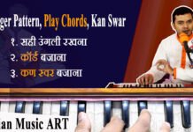 Finger Pattern, Play Chords, Kan Swar सही उंगली रखना, कॉर्ड बजाना, कण स्वर