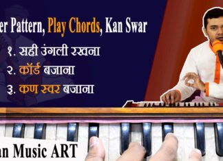 Finger Pattern, Play Chords, Kan Swar सही उंगली रखना, कॉर्ड बजाना, कण स्वर