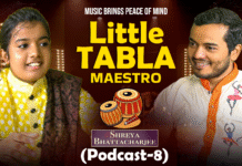 Music Brings Peace of Mind | Little Tabla Maestro (Podcast-8) | Shreya Bhattacharjee