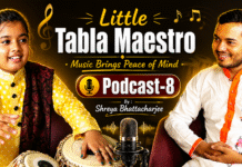 Music Brings Peace of Mind | Little Tabla Maestro (Podcast-8) | Shreya Bhattacharjee