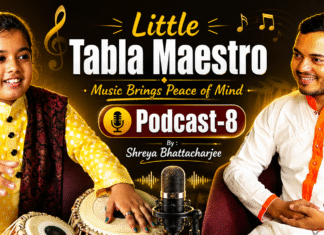 Music Brings Peace of Mind | Little Tabla Maestro (Podcast-8) | Shreya Bhattacharjee
