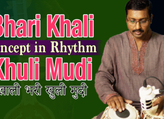 Bhari Khali Khuli Mudi Concept in Rhythm | Learn Tabla Playing खाली भरी खुली मुदी